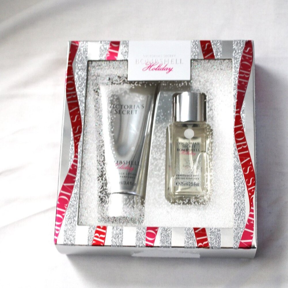 Victoria's Secret Bombshell Holiday Fragrance Body Lotion & Mist Gift Set